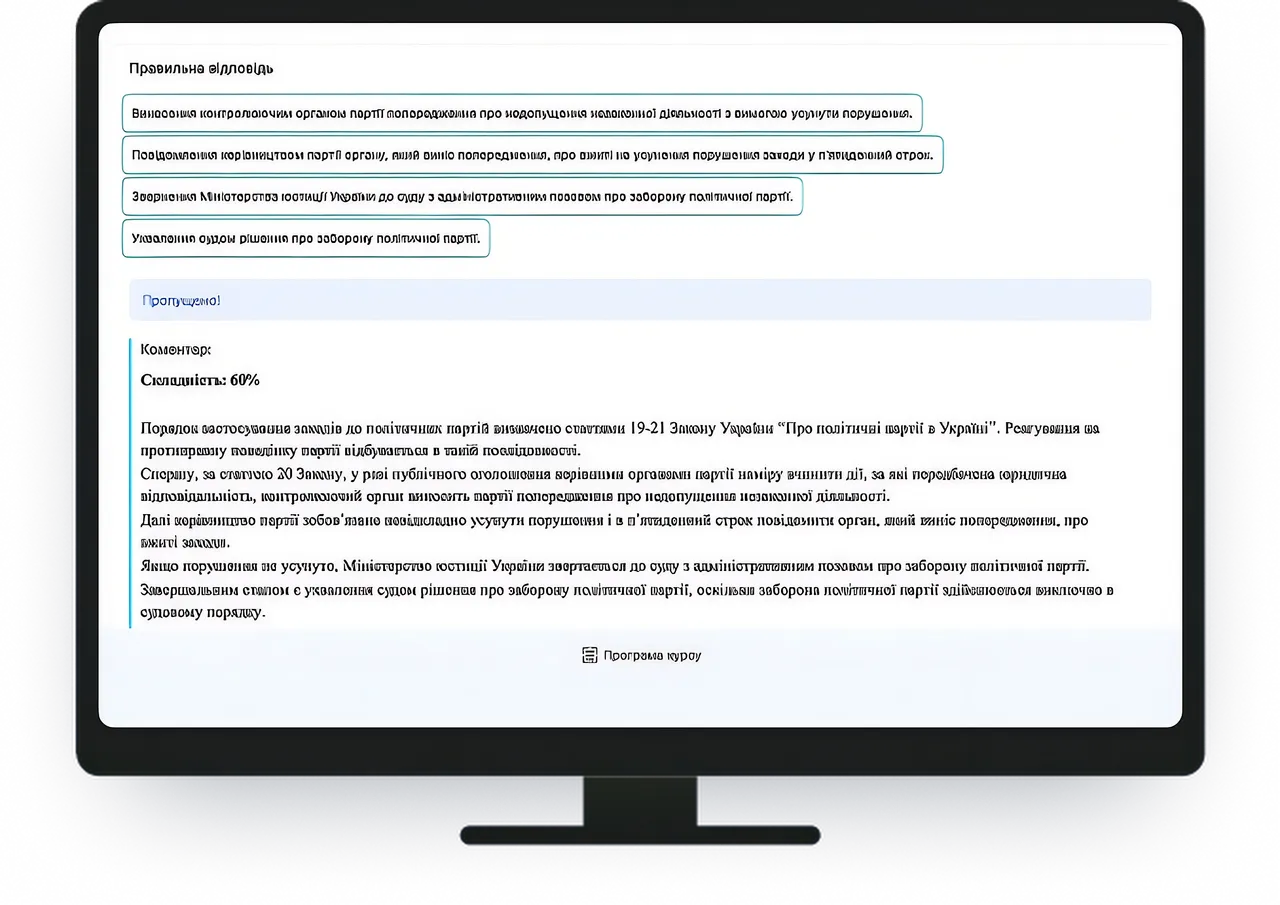 Платформа Connected із поясненням до тестового завдання ЄДКІ